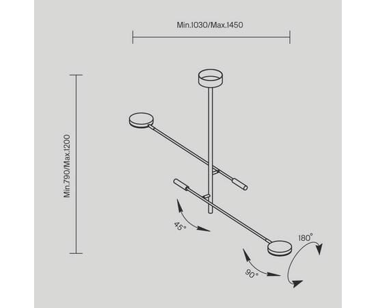Потолочный светильник Maytoni Fad MOD070CL-L15B3K1, изображение 6