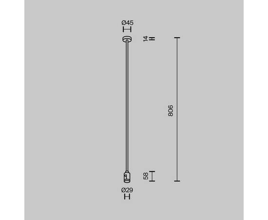 Крепление потолочное Maytoni Technical Accessories for tracks Flarity TRA159C-SL1-BS, изображение 5