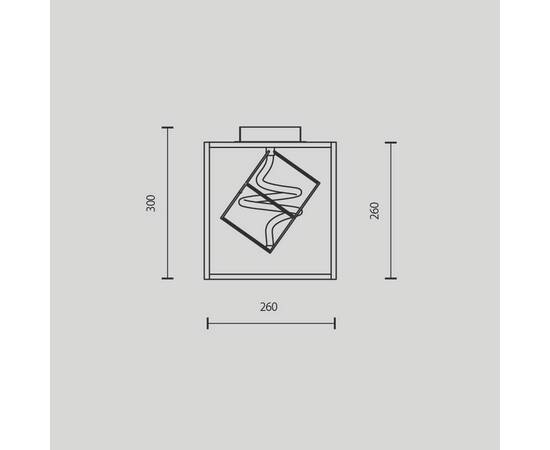 Потолочный светодиодный светильник Maytoni Membrane MOD345CL-L9BS3K, изображение 6