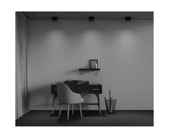 Потолочный светодиодный светильник Maytoni Technical Alfa Led C065CL-02-L12W4K-B, изображение 2