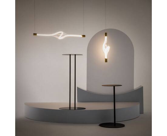 Подвесной светодиодный светильник Maytoni Loop MOD290PL-L14BS3K, изображение 6