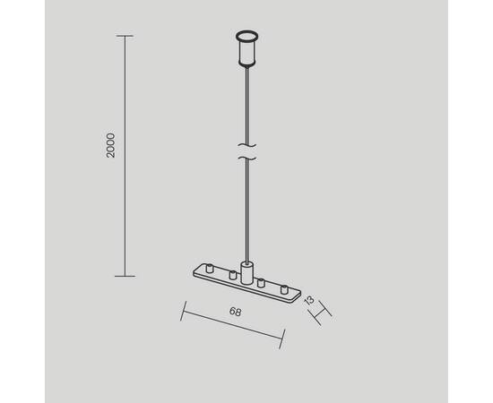 Тросовый подвес Maytoni Technical Accessories for tracks Exility TRAM034SW-2S, изображение 4