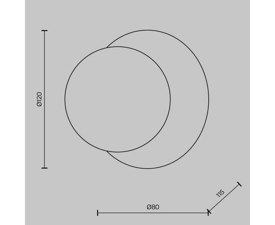 Бра Maytoni Ambre MOD331WL-L3BS3K, изображение 5