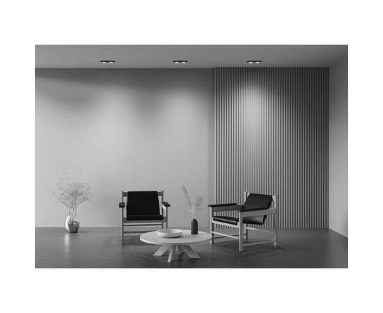 Встраиваемый светильник Maytoni Technical Hoop DL086-02-GX53-SQ-B, изображение 3