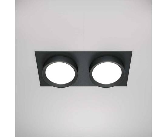 Встраиваемый светильник Maytoni Technical Hoop DL086-02-GX53-SQ-B, изображение 4