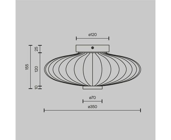 Настенный светодиодный светильник Maytoni Amulet MOD555WL-L8CH4K, изображение 3