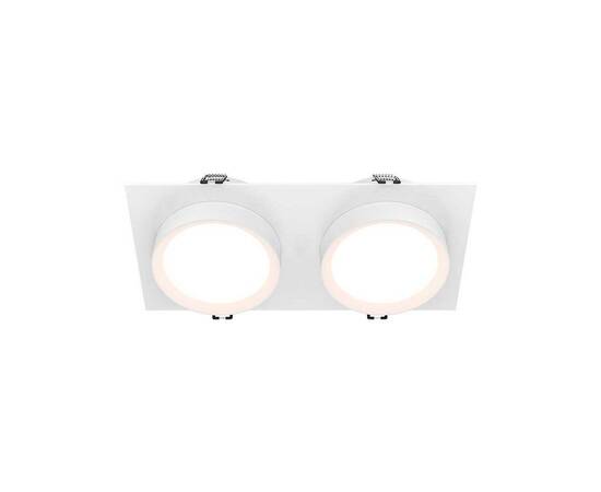 Встраиваемый светильник Maytoni Technical Hoop DL086-02-GX53-SQ-W