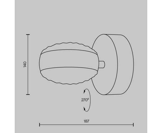 Бра Maytoni Mind MOD299WL-L10BS3K, изображение 3