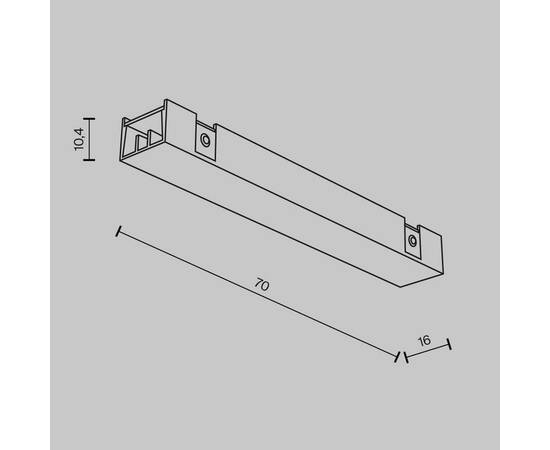 Коннектор питания прямой Maytoni Technical Accessories for tracks Basity TRA172IPC-1B, изображение 4