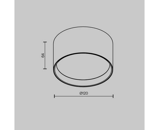 Потолочный светильник Maytoni Technical Glare C091CL-12W3K-W, изображение 4