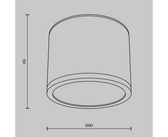 Потолочный светильник Maytoni Technical Rendo C095CL-GX53-B, изображение 6