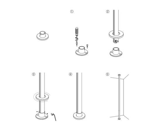 Крепление напольно-потолочное Elektrostandard Mini Magnetic 85203/00 a067291, изображение 2