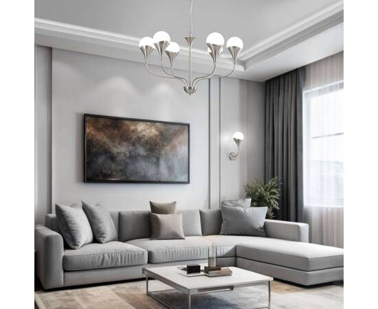 Бра Eurosvet Calyx 60169/1 никель, изображение 3