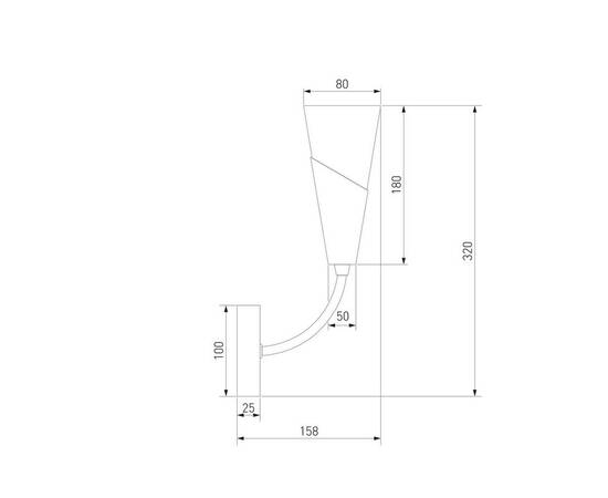 Бра Eurosvet Rhyton 60167/1 никель, изображение 2