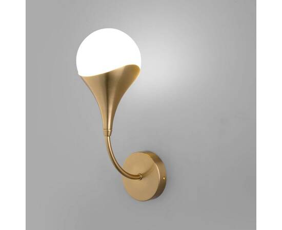 Бра Eurosvet Calyx 60168/1 латунь, изображение 5