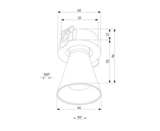 Встраиваемый светодиодный спот Elektrostandard Bell 25097/LED a068058, изображение 2