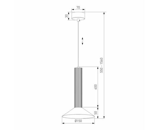 Подвесной светодиодный светильник Elektrostandard Fest 50315 LED a068825, изображение 2