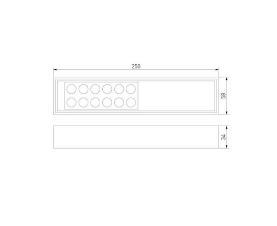 Потолочный светодиодный светильник Elektrostandard Tend 25114/LED a068850, изображение 2