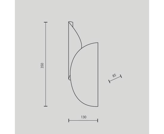 Настенный светильник Maytoni Organic MOD225WL-02B1, изображение 2