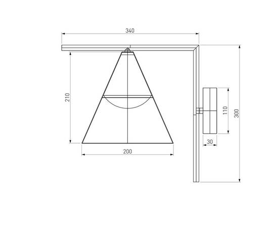 Уличный настенный светодиодный светильник Elektrostandard Bevel 35184/D a068471, изображение 2