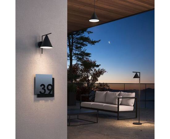 Уличный настенный светодиодный светильник Elektrostandard Bevel 35184/D a068471, изображение 3