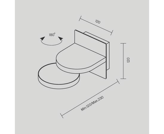 Бра Maytoni Flap MOD354WL-L12W3K, изображение 5