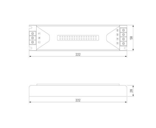 Блок питания Elektrostandard 24V 400W IP20 16,67A 95065/00 a068203, изображение 2