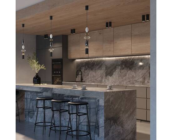 Подвесной светильник Maytoni Monochrome MOD071PL-L8B3K1, изображение 2