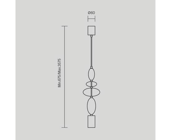 Подвесной светильник Maytoni Monochrome MOD071PL-L8B3K1, изображение 7