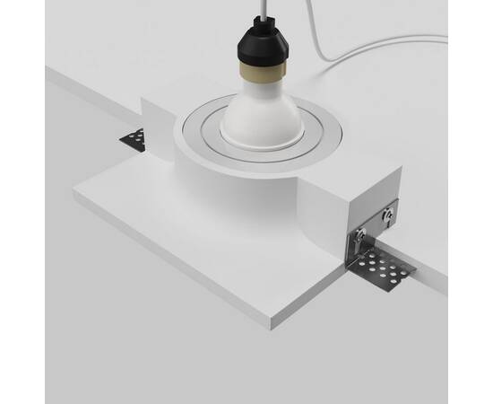 Встраиваемый светильник Maytoni Technical Gyps Modern DL006-GU10-RD-W, изображение 4