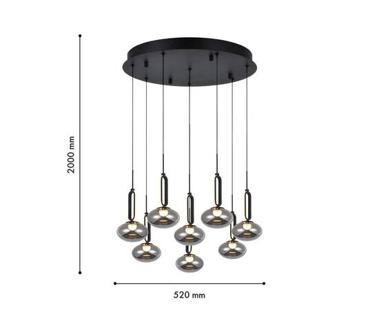 Подвесная светодиодная люстра Favourite Baron 4284-8P, изображение 2