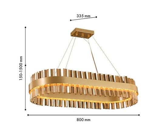 Подвесной светодиодный светильник Favourite Marquis 4263-8P, изображение 2