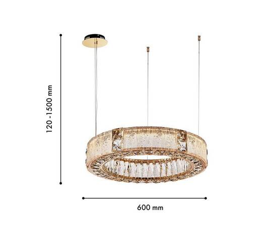Подвесная светодиодная люстра Favourite Templum 4204-6P, изображение 3