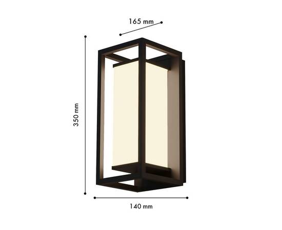 Уличный настенный светодиодный светильник Favourite Barer 4385-1W, изображение 2