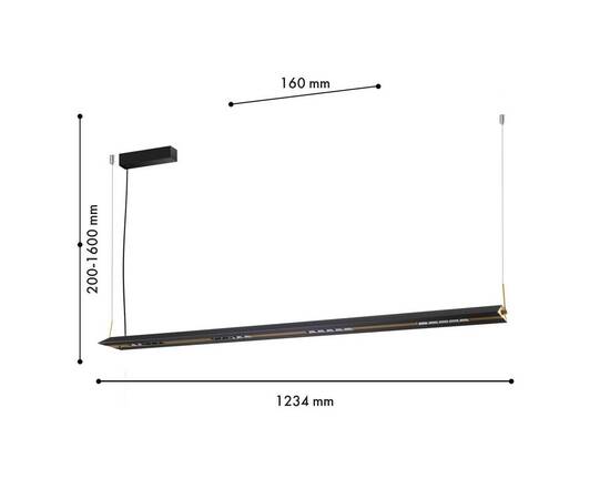 Подвесной светодиодный светильник Favourite Norman 4398-12P, изображение 2