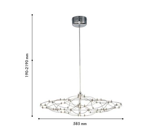 Подвесной светодиодный светильник Favourite Thinner 4305-6P, изображение 2