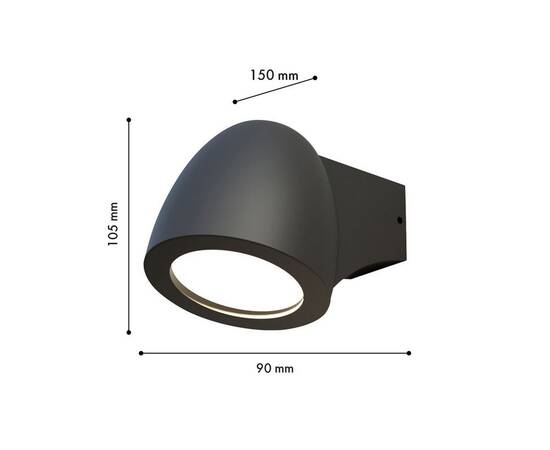 Уличный настенный светильник Favourite Neg 4383-1W, изображение 2