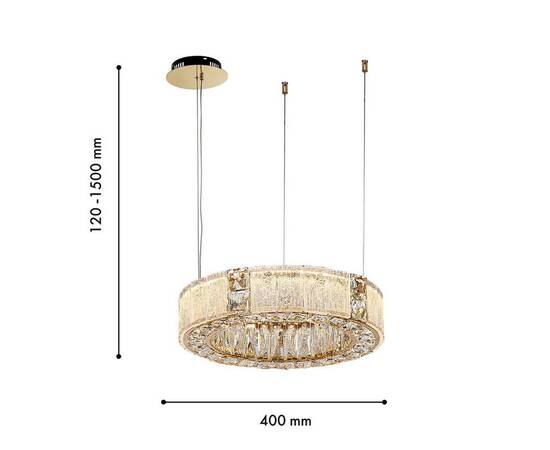 Подвесная светодиодная люстра Favourite Templum 4204-4P, изображение 3