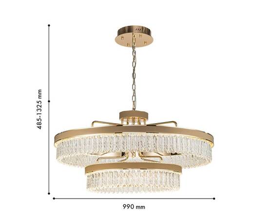 Подвесной светодиодный светильник Favourite Visconte 4304-10P, изображение 2