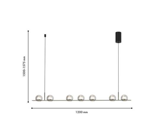 Подвесная светодиодная люстра Favourite Rosio 4291-7P, изображение 2