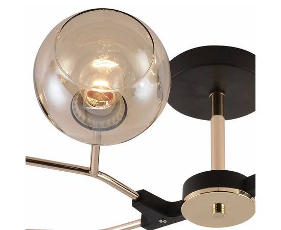 Потолочная люстра Reluce 01483-0.3-08 BK+FGD, изображение 2