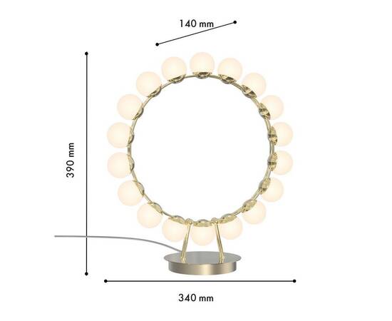 Настольная лампа Favourite Helmet 4590-1T, изображение 2