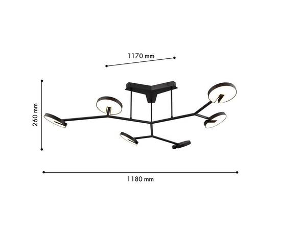 Потолочная светодиодная люстра Favourite Paritet 4401-6C, изображение 2