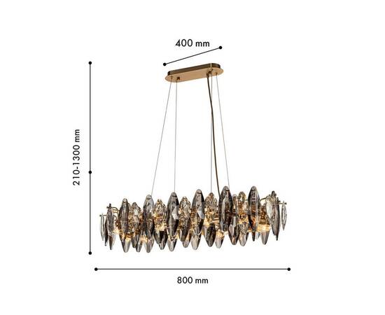 Подвесная люстра Favourite Glans 4303-8PC, изображение 2