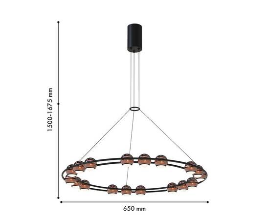 Подвесной светодиодный светильник Favourite Sturm 4561-18P, изображение 2