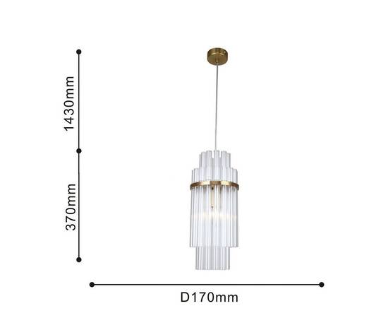 Подвесной светильник Favourite Rubum 4203-1P, изображение 3