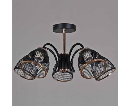 Потолочная люстра Reluce 01505-0.3-05 BK+FGD, изображение 2