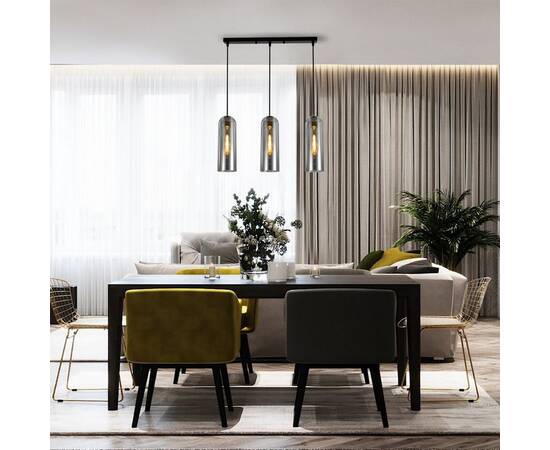 Подвесной светильник Escada Damask 10195/3S Smoke, изображение 5