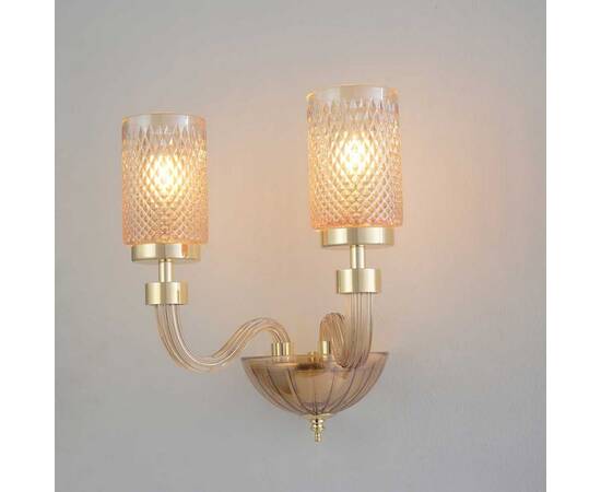 Бра Crystal Lux SILVESTRO AP2 AMBER, изображение 2