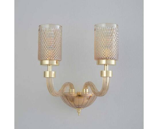 Бра Crystal Lux SILVESTRO AP2 AMBER, изображение 5